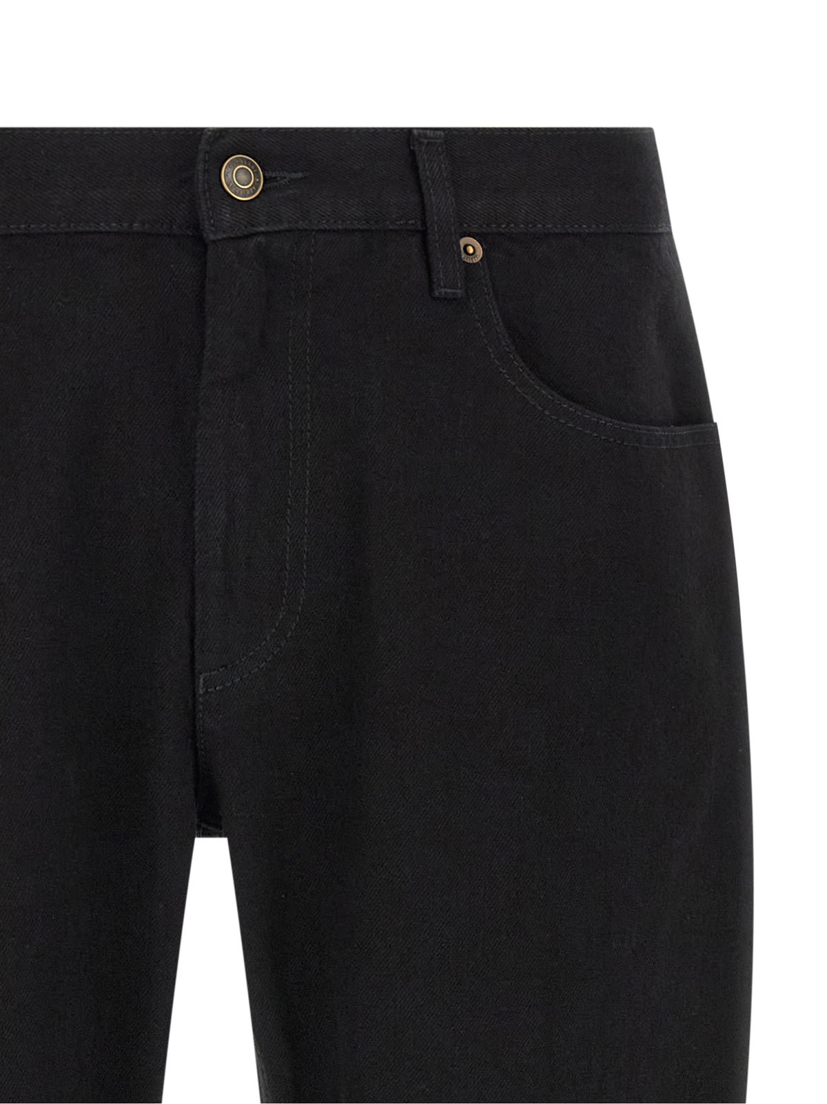 Burberry Schwarze Baumwoll-Jeans mit geradem Bein