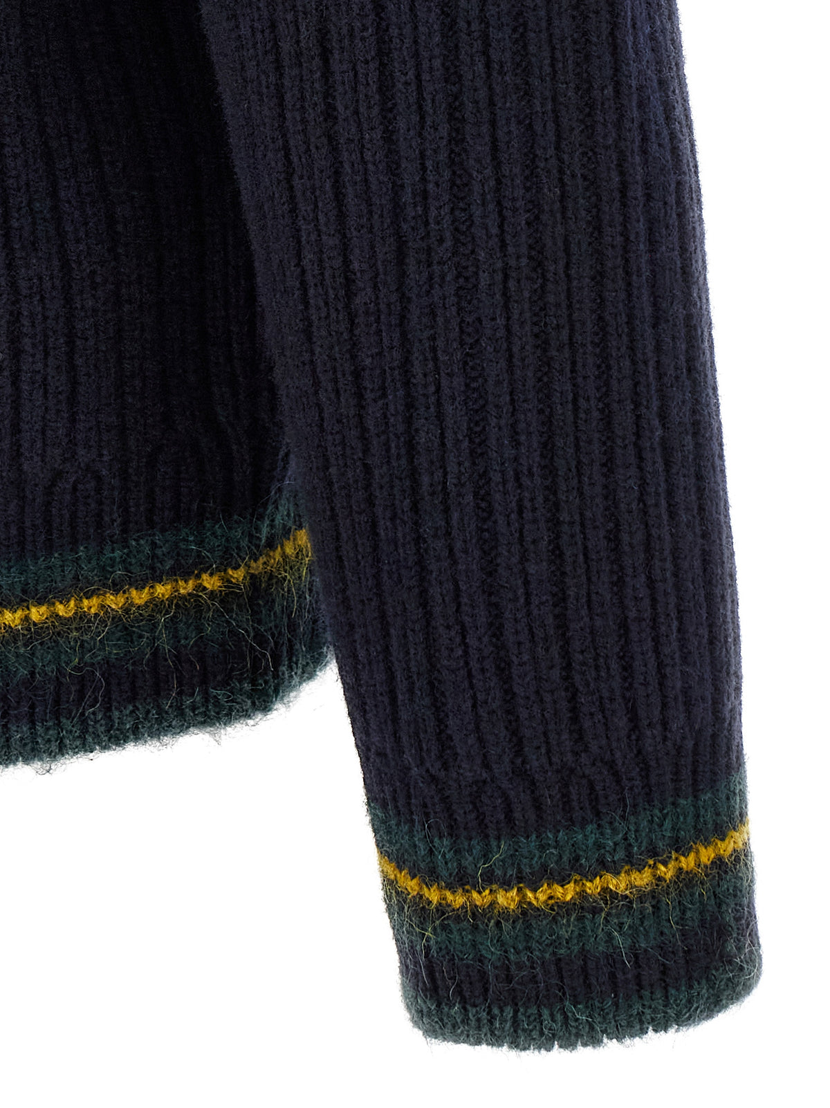 Lacoste Blauer Wollcardigan