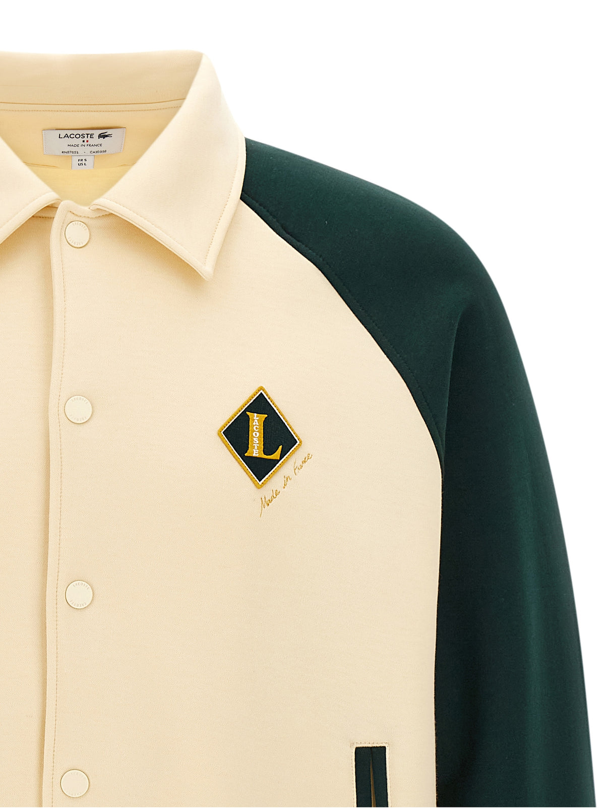 Lacoste Mehrfarbige Baumwoll-Bomberjacke