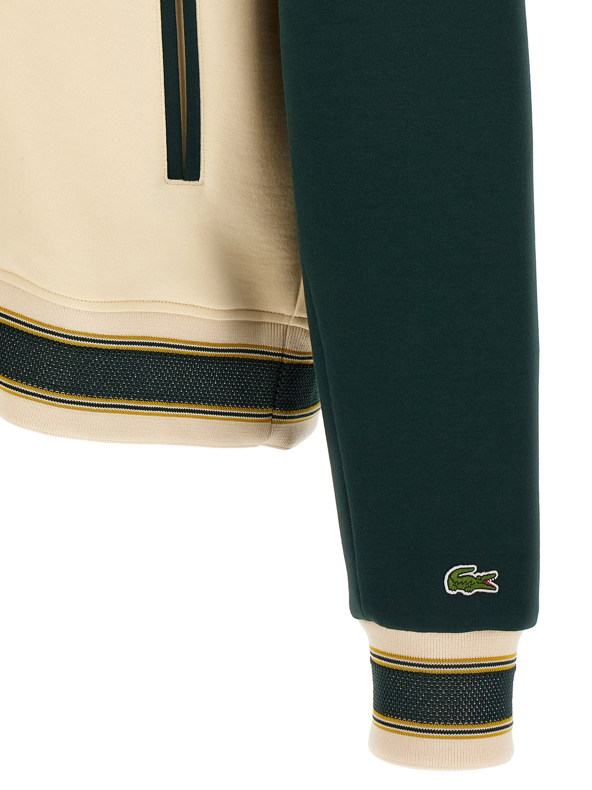 Lacoste Mehrfarbige Baumwoll-Bomberjacke