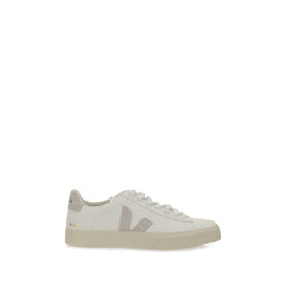 Veja Weiße Low-Top-Sneaker aus Kalbsleder Bos Taurus