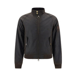 Barbour International Zweifarbige Bomberjacke aus Baumwolle