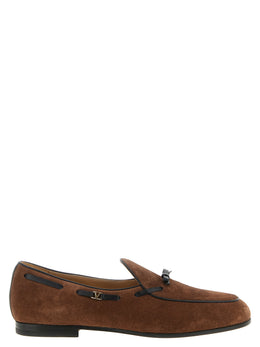 Valentino Garavani Braune Kalbsleder-Slipper