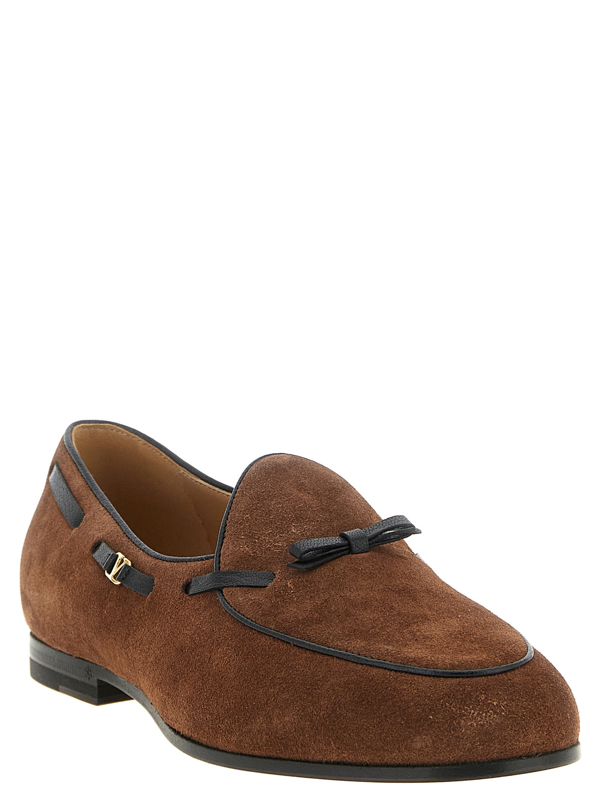 Valentino Garavani Braune Kalbsleder-Slipper