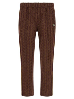 Lacoste Braune Polyester-Jogginghose (Trainingshose)