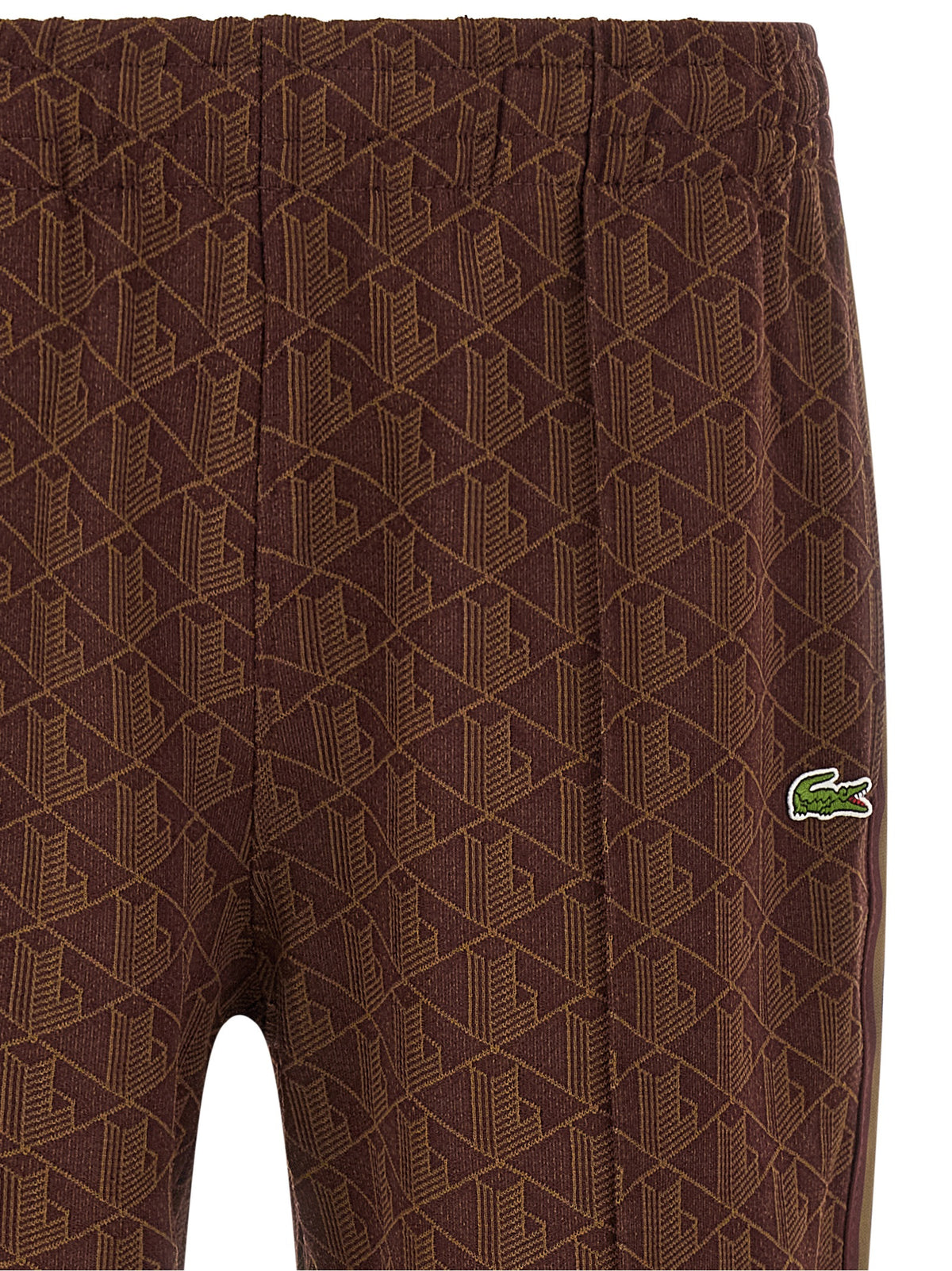 Lacoste Braune Polyester-Jogginghose (Trainingshose)