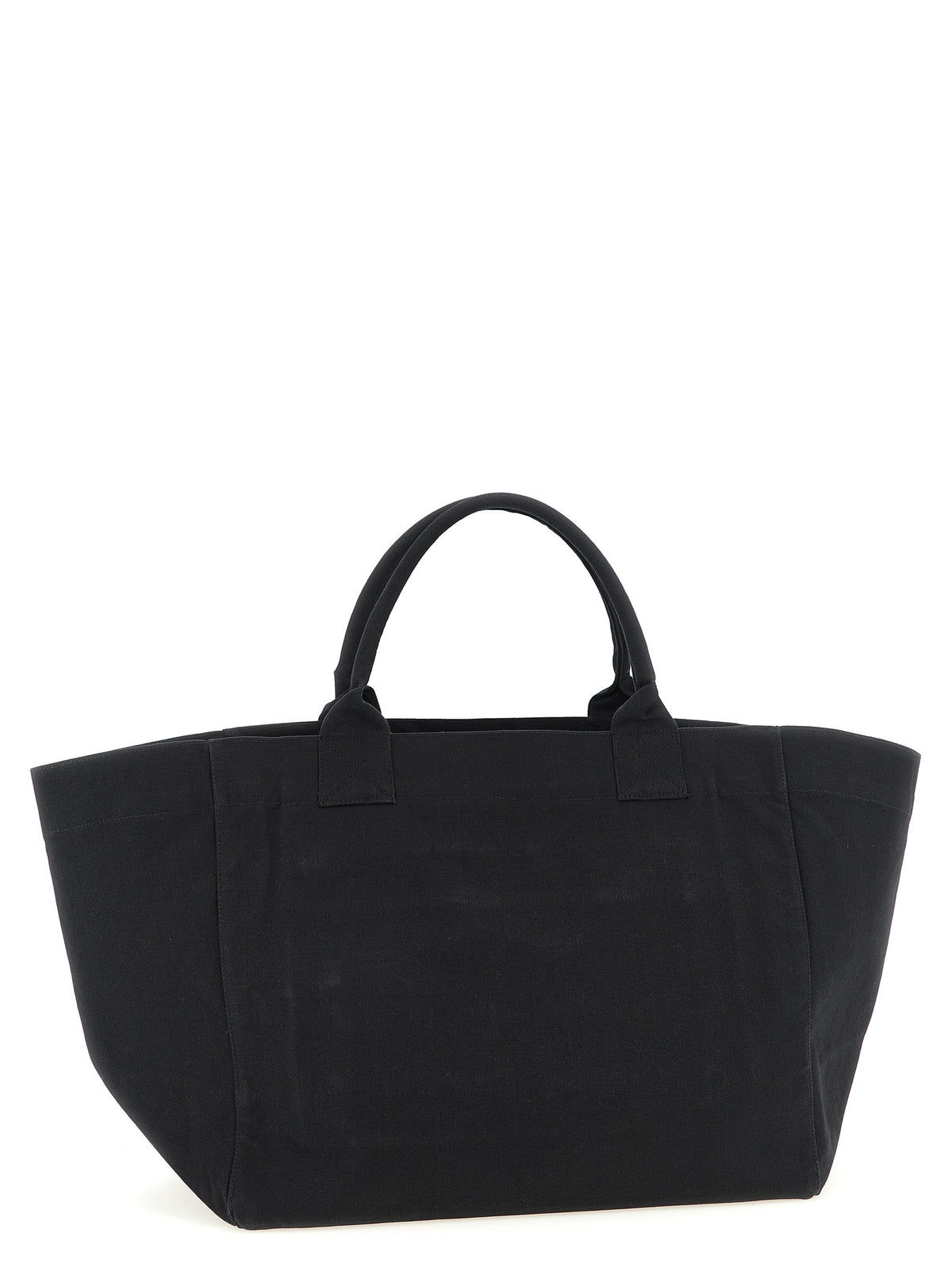 Ganni Schwarze Tote Bag aus recycelter Baumwolle
