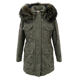 Mr&Mrs Italy Grüne Baumwolljacke für Damen