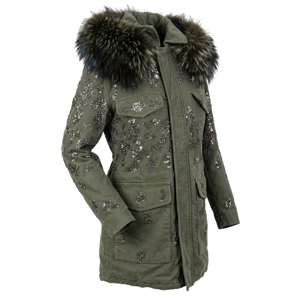 Mr&Mrs Italy Grüne Baumwolljacke für Damen