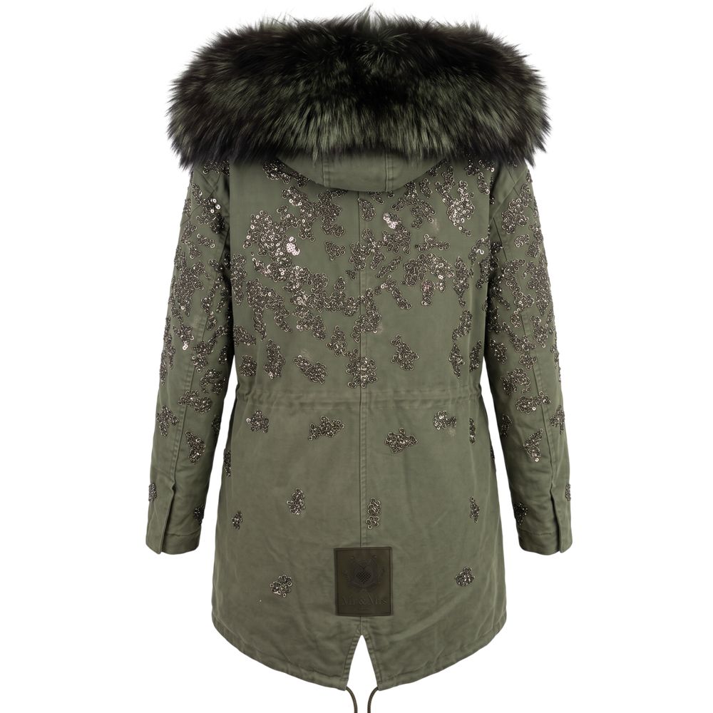 Mr&Mrs Italy Grüne Baumwolljacke für Damen