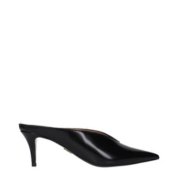Stella McCartney Schwarze Leder Pumps mit hohem Absatz