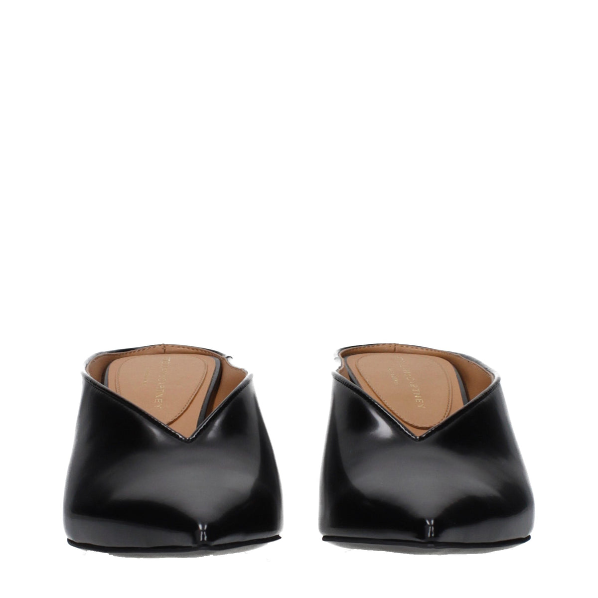 Stella McCartney Schwarze Leder Pumps mit hohem Absatz