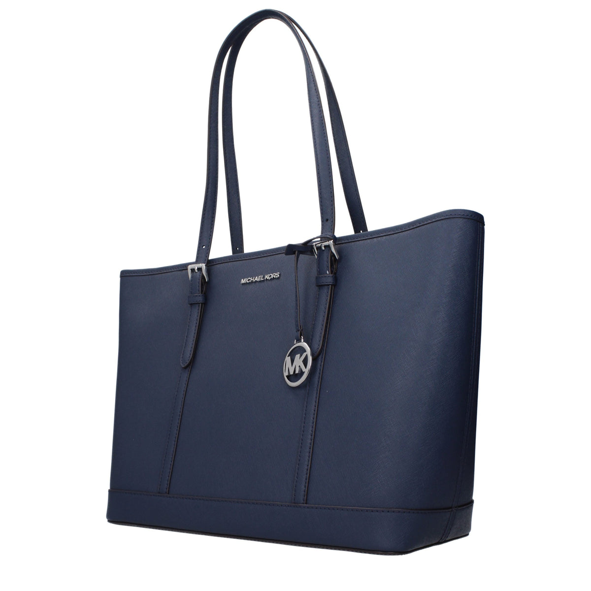 Michael Kors Schultertasche aus blauem Leder