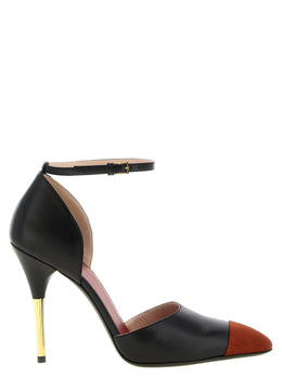 Valentino Garavani Schwarze Pumps aus Ziegenleder mit hohem Absatz
