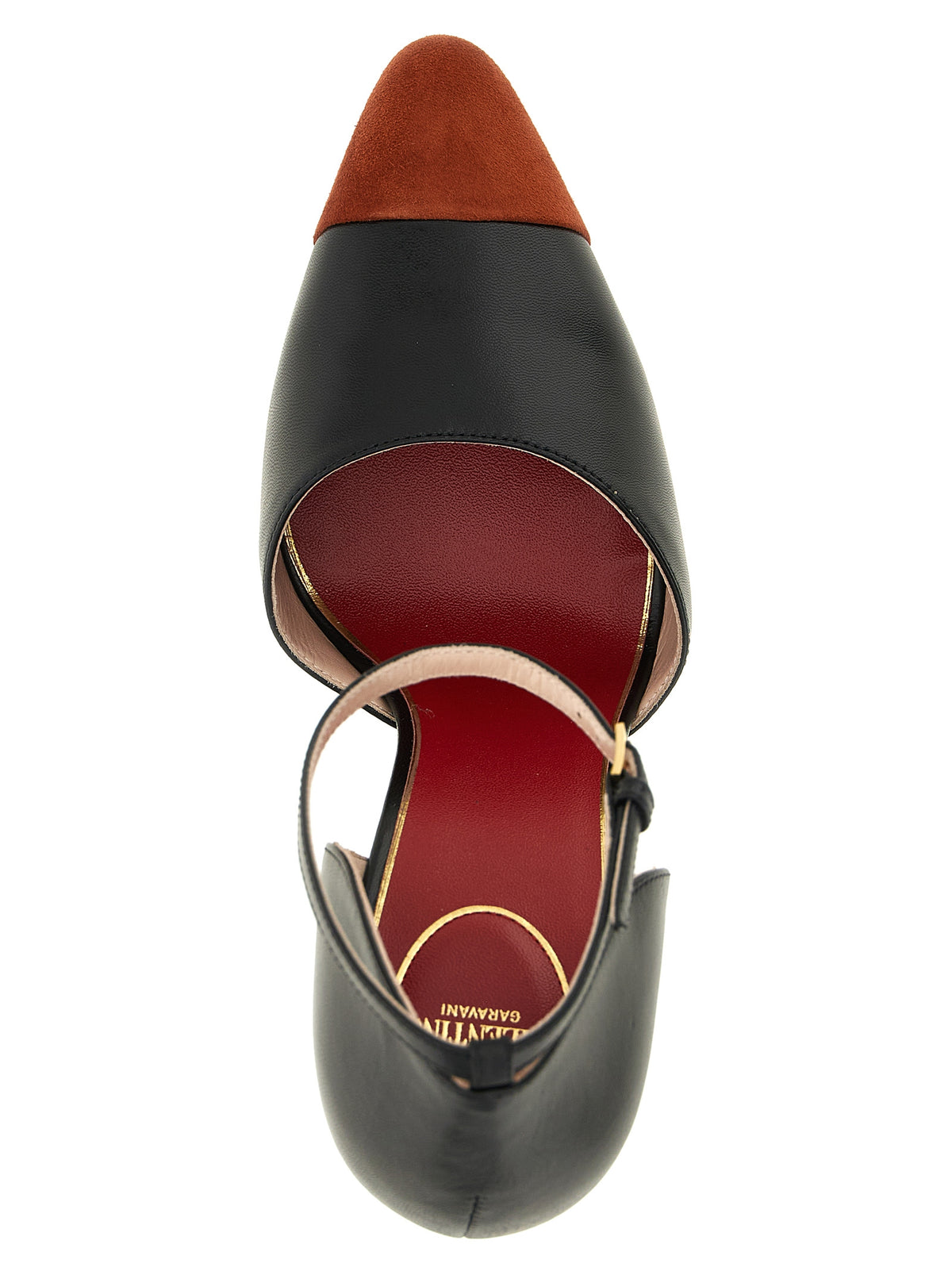Valentino Garavani Schwarze Pumps aus Ziegenleder mit hohem Absatz