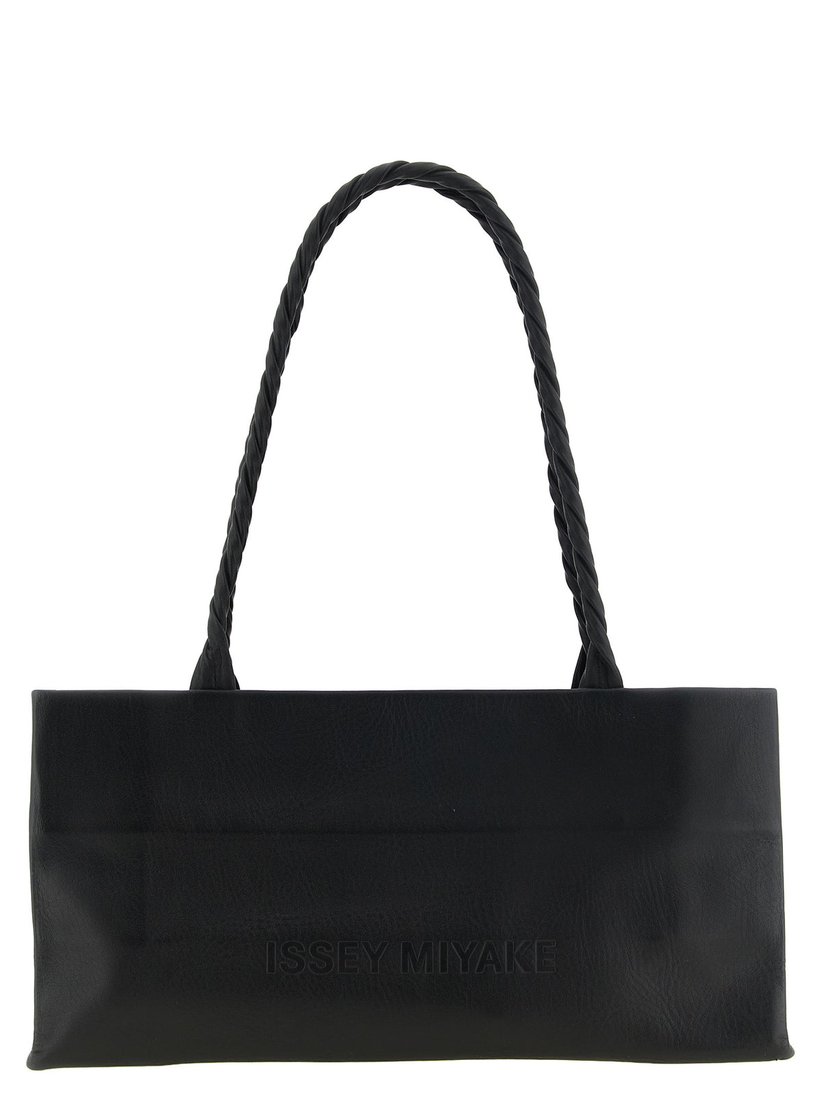 Issey Miyake Schwarze Schultertasche aus Polyester