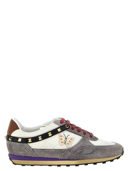 Valentino Garavani Bunte Sneaker aus Kalbsleder