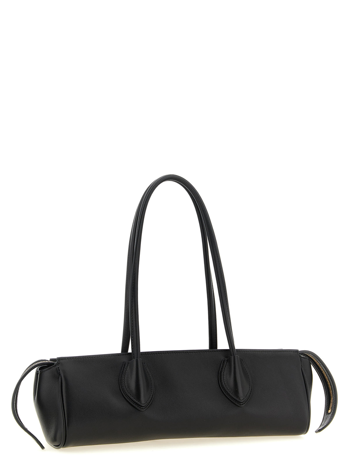 Khaite Schwarze Lammleder-Schultertasche