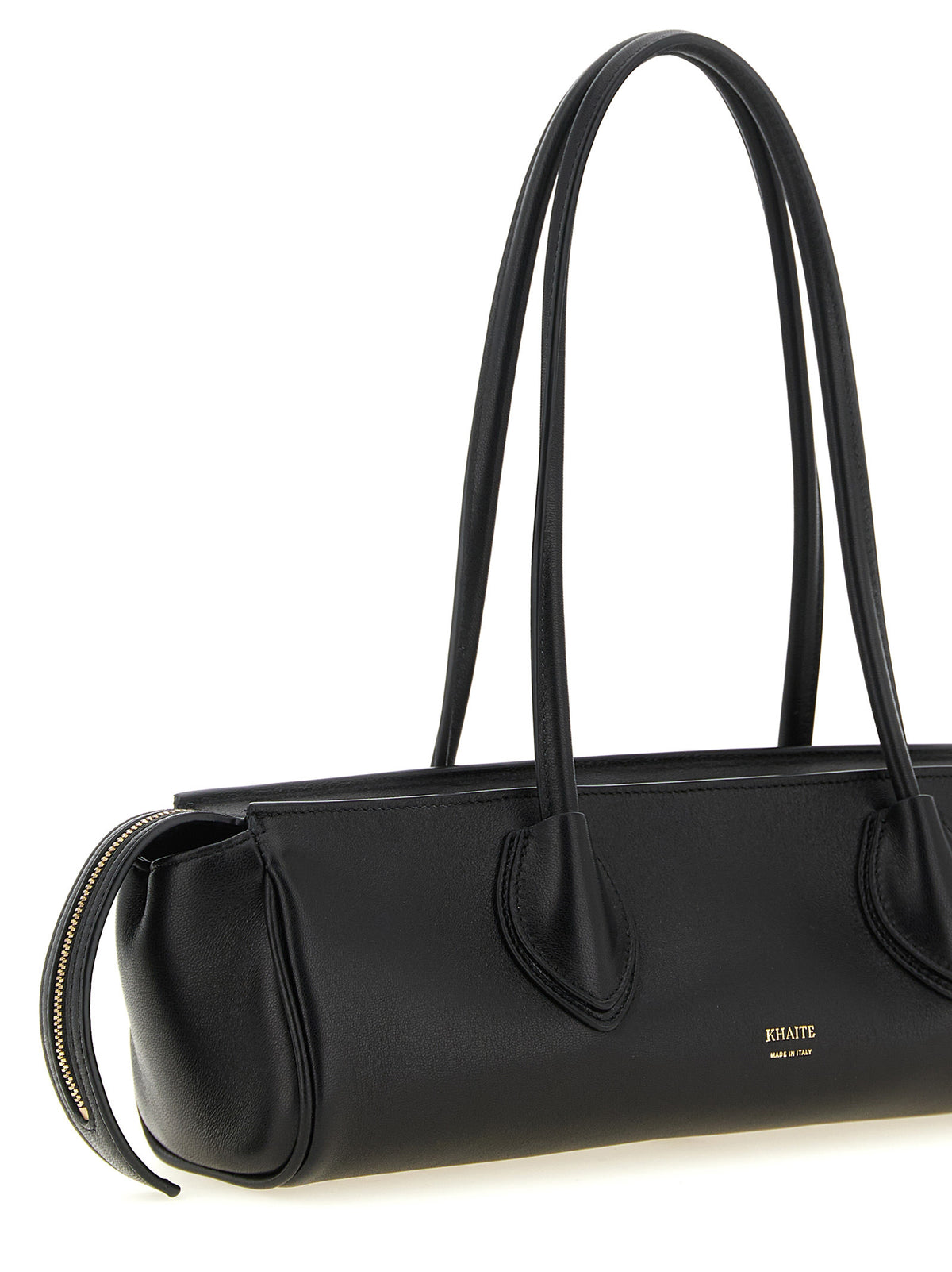 Khaite Schwarze Lammleder-Schultertasche