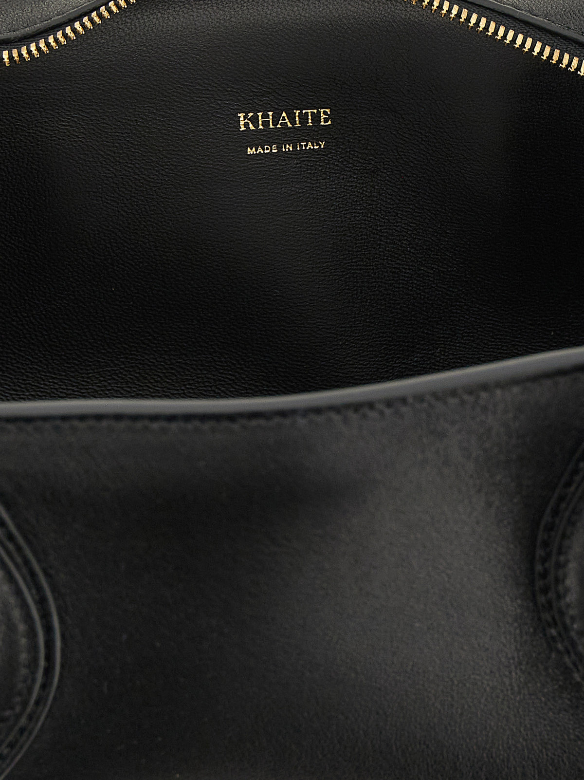 Khaite Schwarze Lammleder-Schultertasche