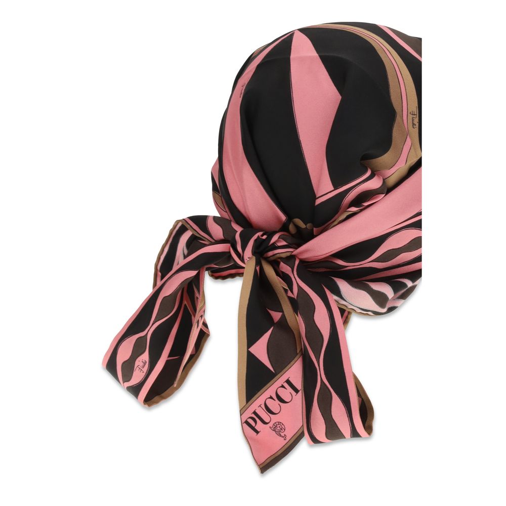 Emilio Pucci Seidenstirnband in Multicolor