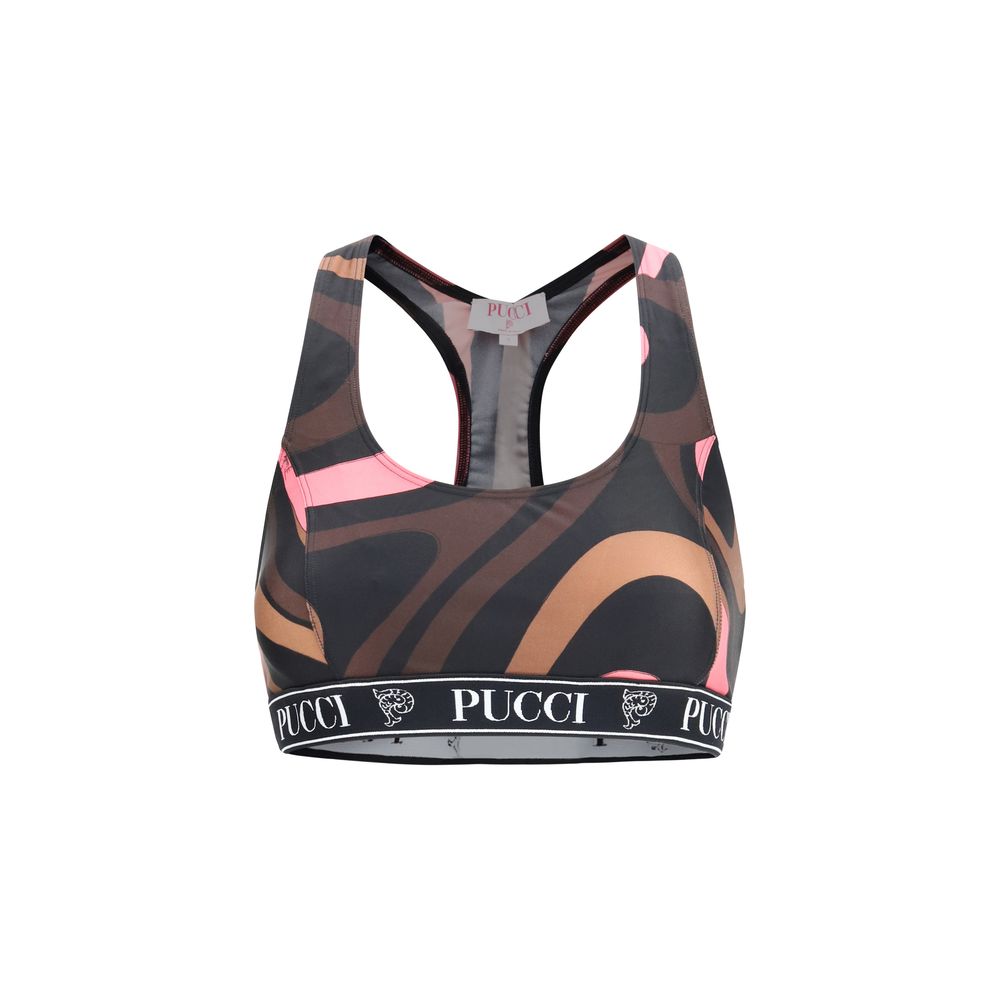 Emilio Pucci Sport-BH in Multicolor-Polyamid