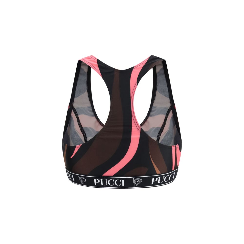 Emilio Pucci Sport-BH in Multicolor-Polyamid
