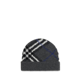 Burberry Graue Kaschmir-Mütze