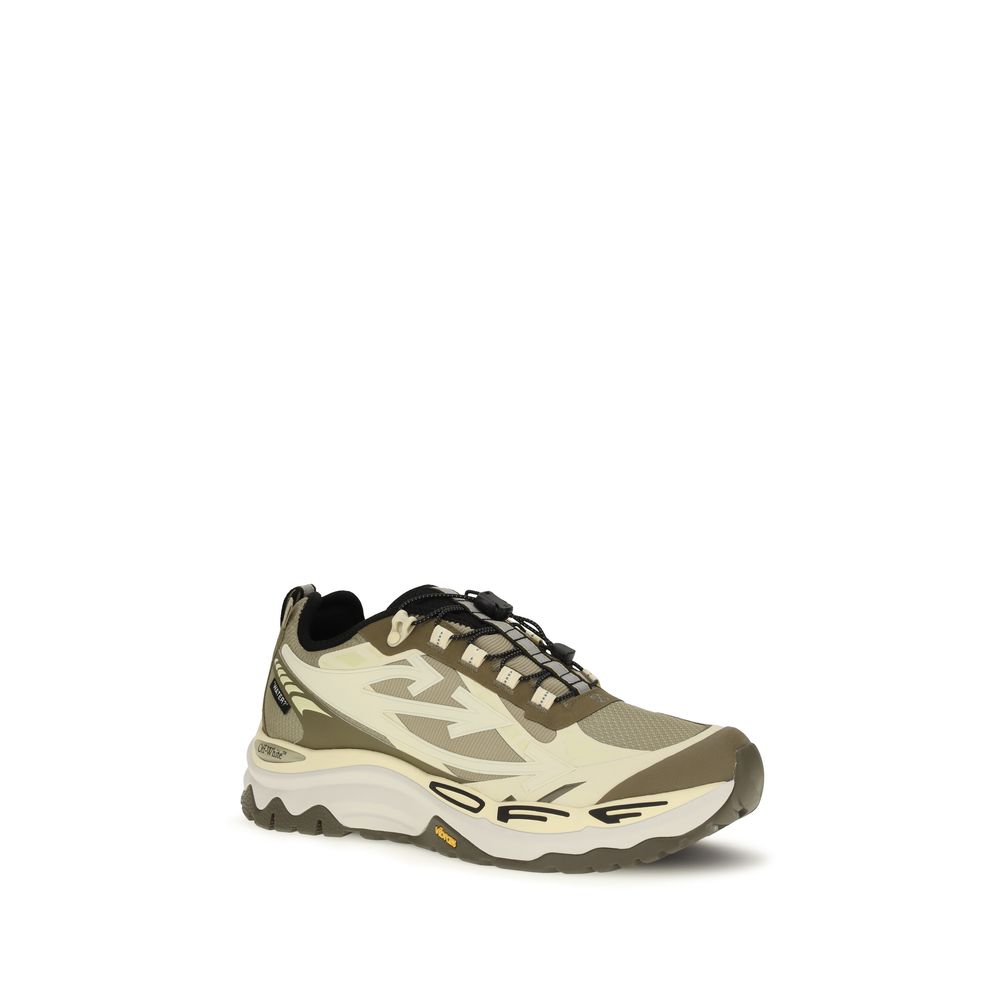Off-White Athletik-Sneaker aus Polyester in Bicolor