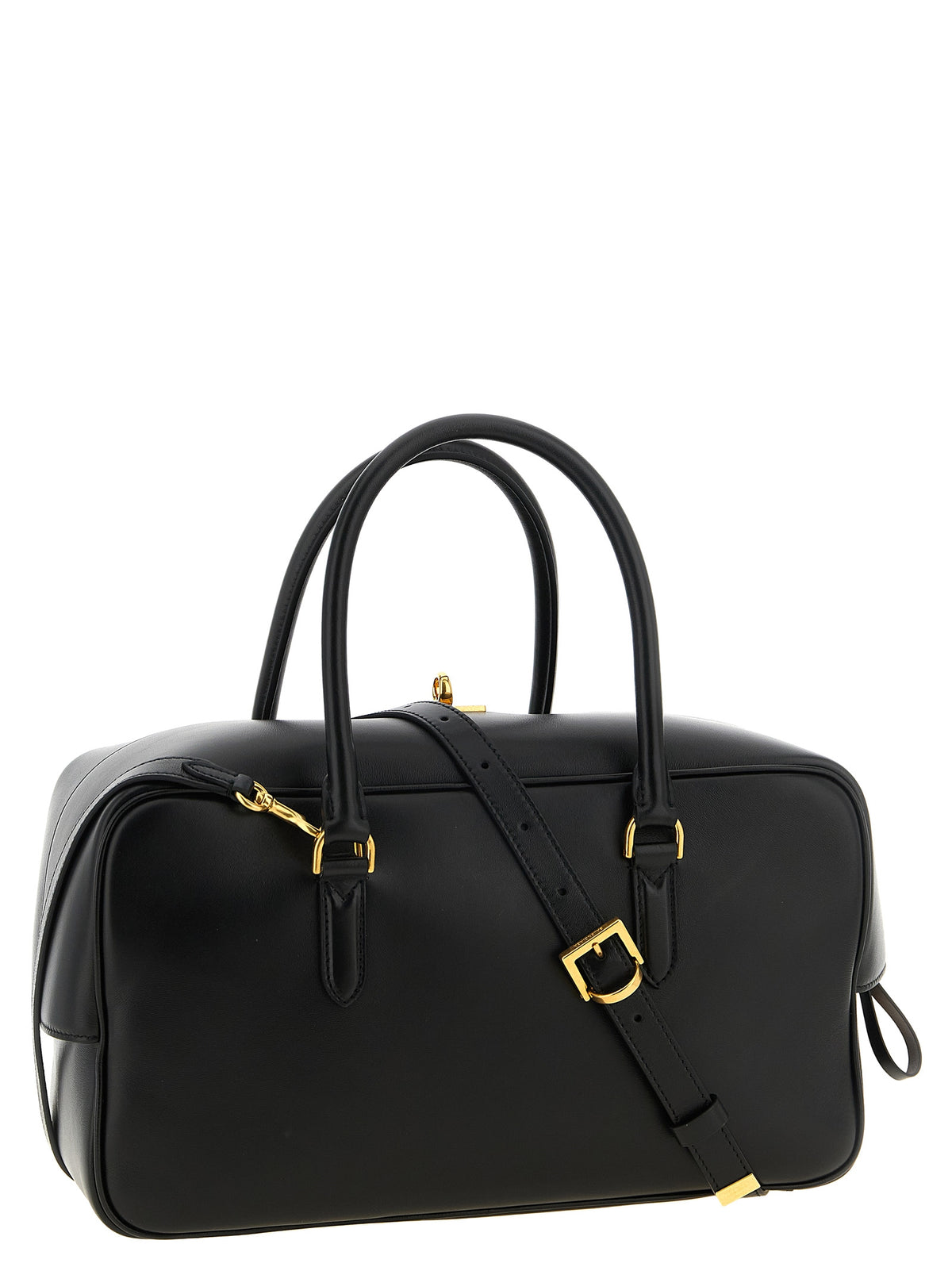 Balenciaga Schwarze Lammleder-Schultertasche