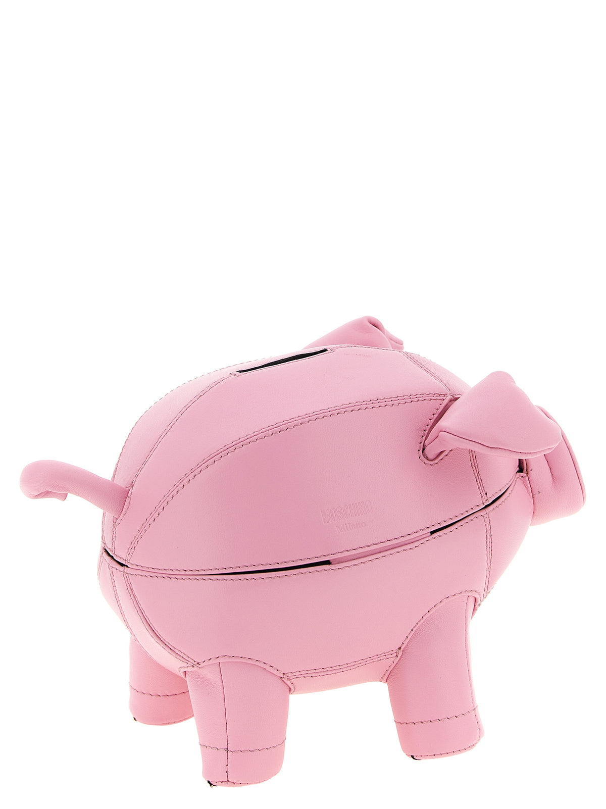 Moschino Mehrfarbige Lammleder-Clutch