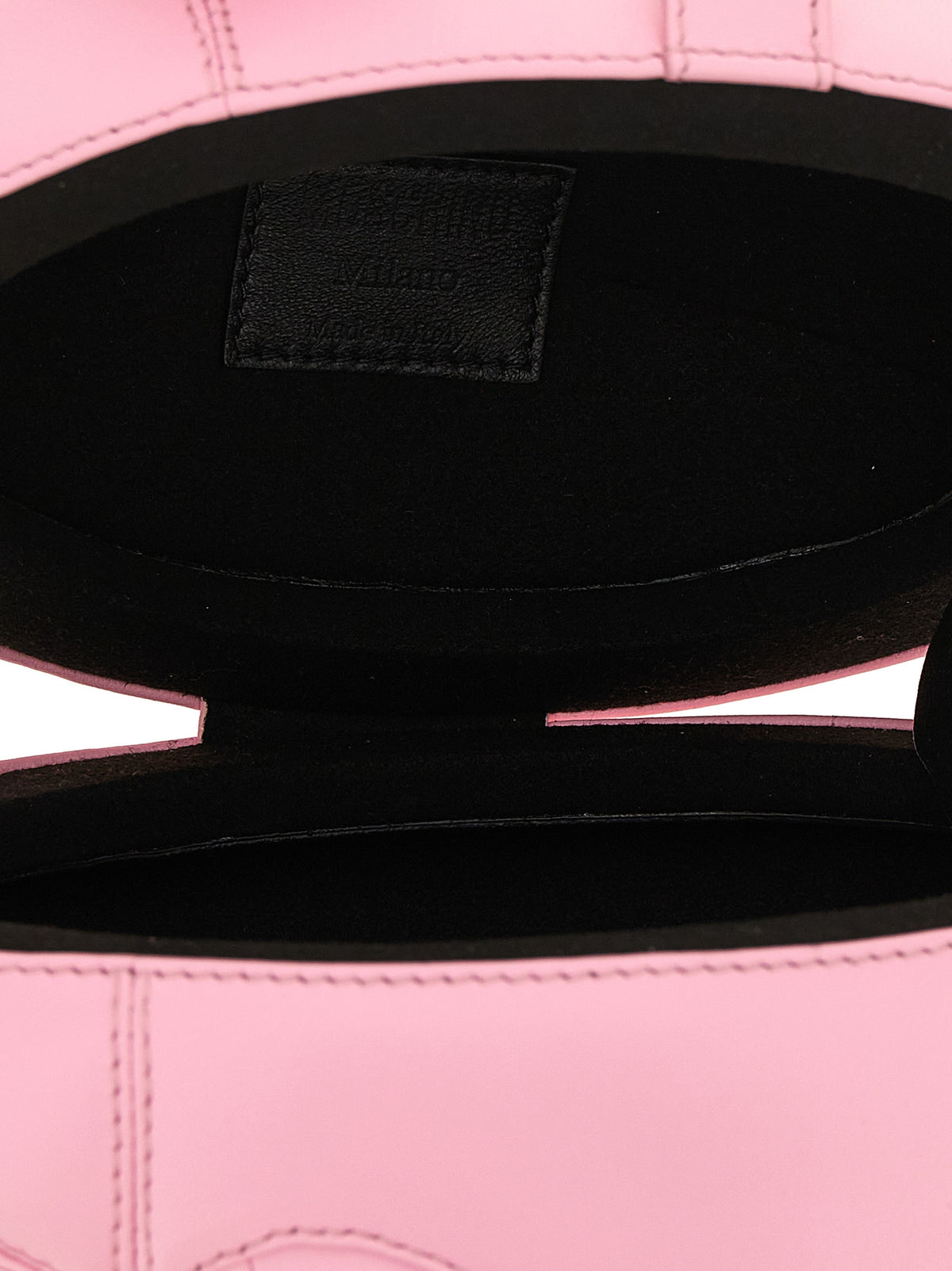 Moschino Mehrfarbige Lammleder-Clutch