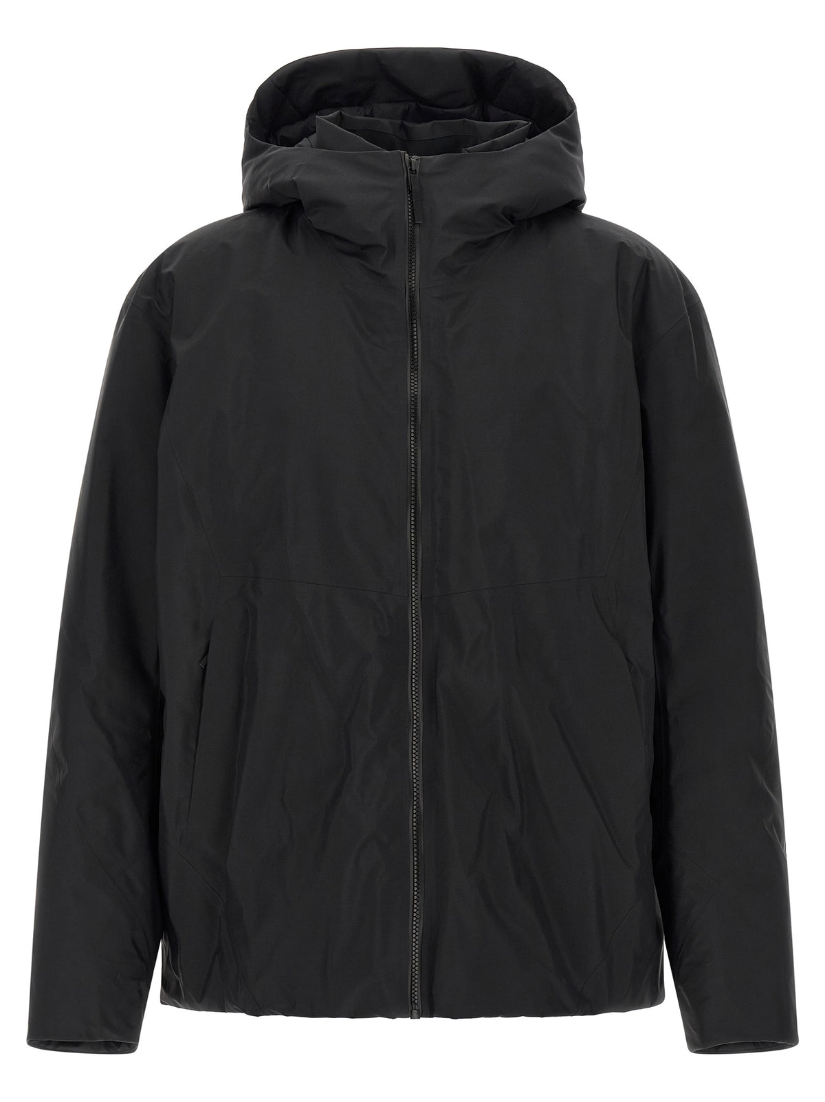 Arc'teryx Veilance Schwarze Nylon-Shell-Jacke