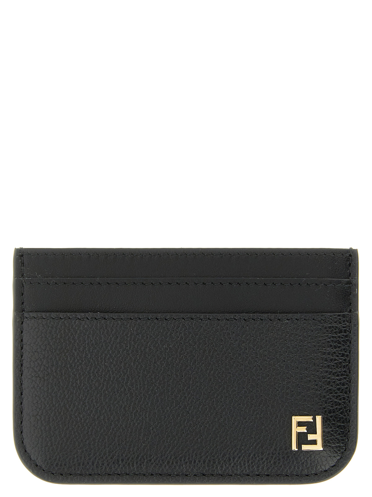Fendi Schwarzer Kalbsleder-Kartenetui