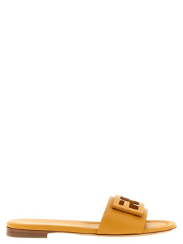 Fendi Multicolor Kalbsleder-Slipper