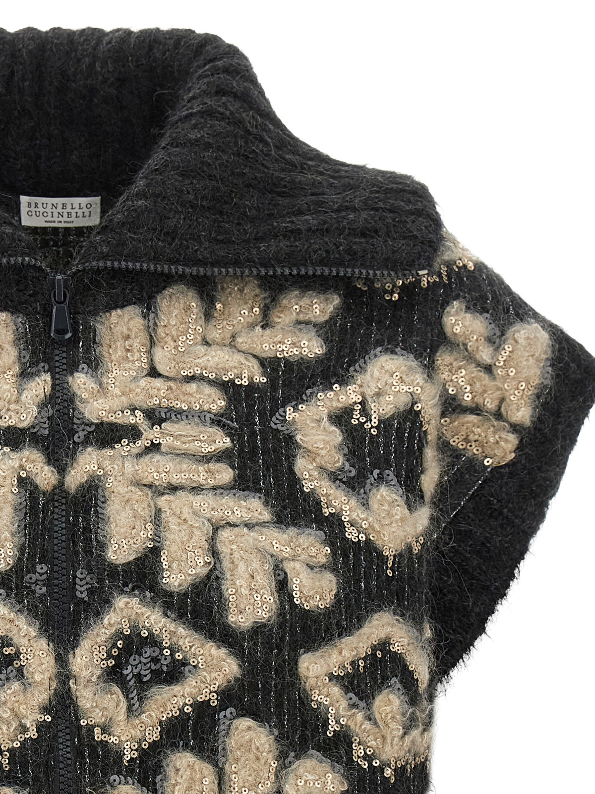 Brunello Cucinelli Grauer Wollcardigan