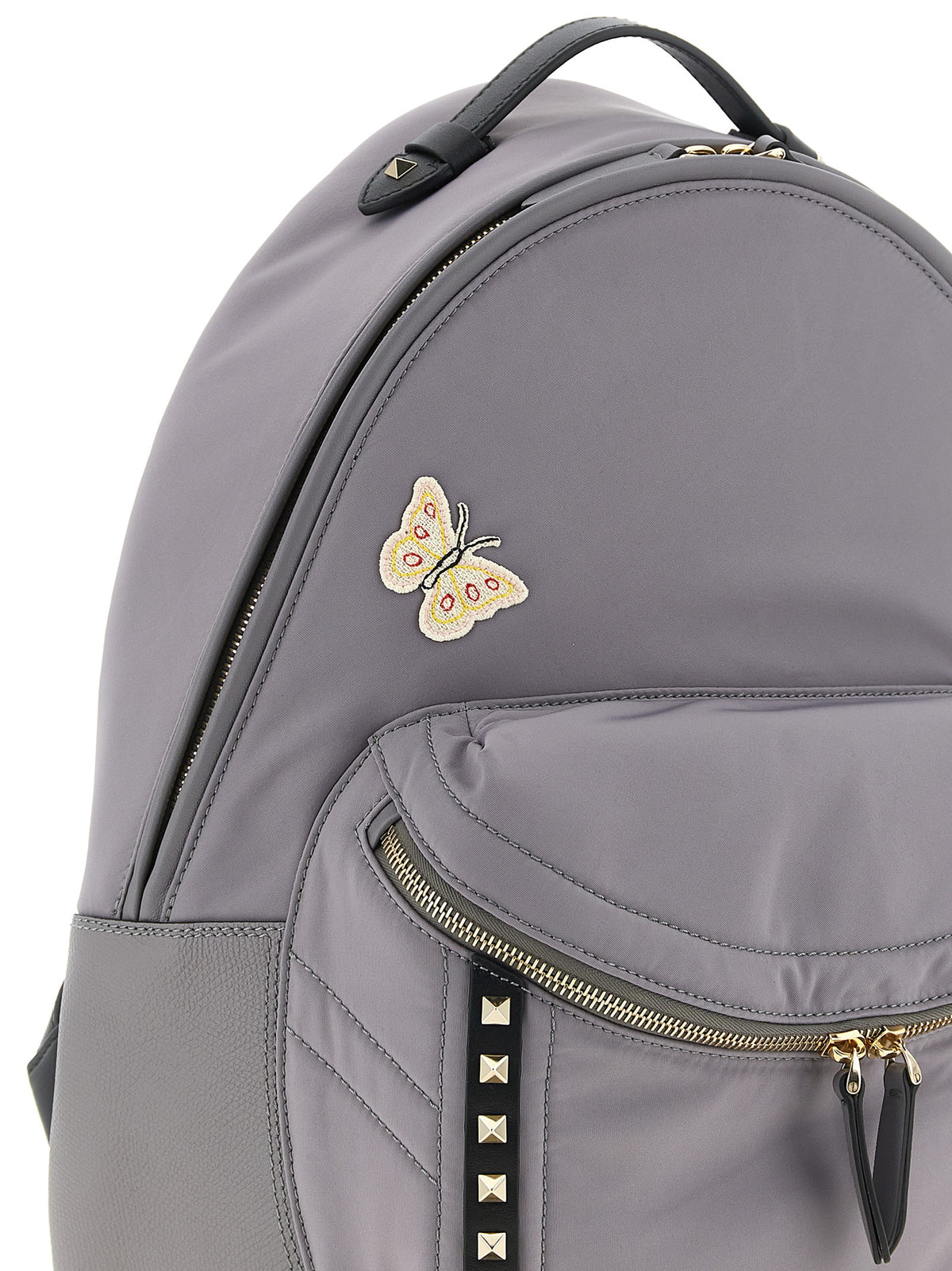 Valentino Garavani Grauer Rucksack aus Polyester
