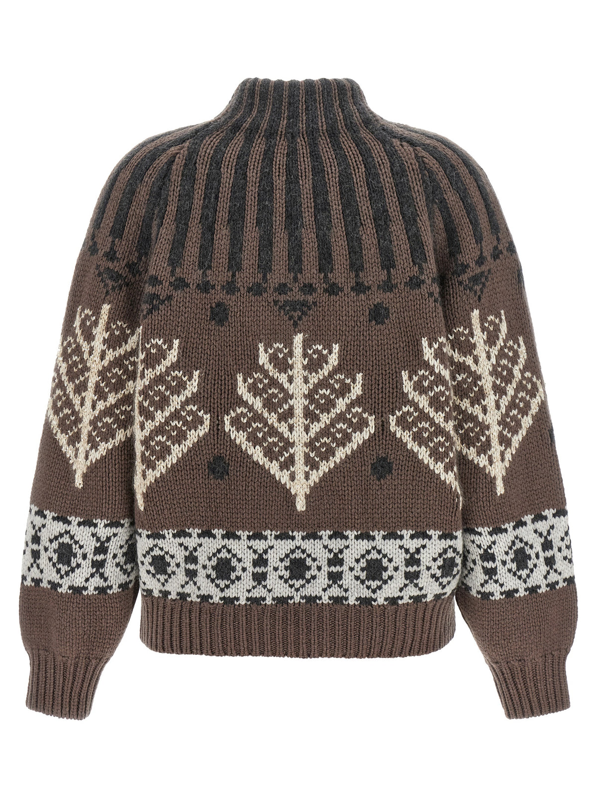 Brunello Cucinelli Brauner Kaschmir-Strickjacke