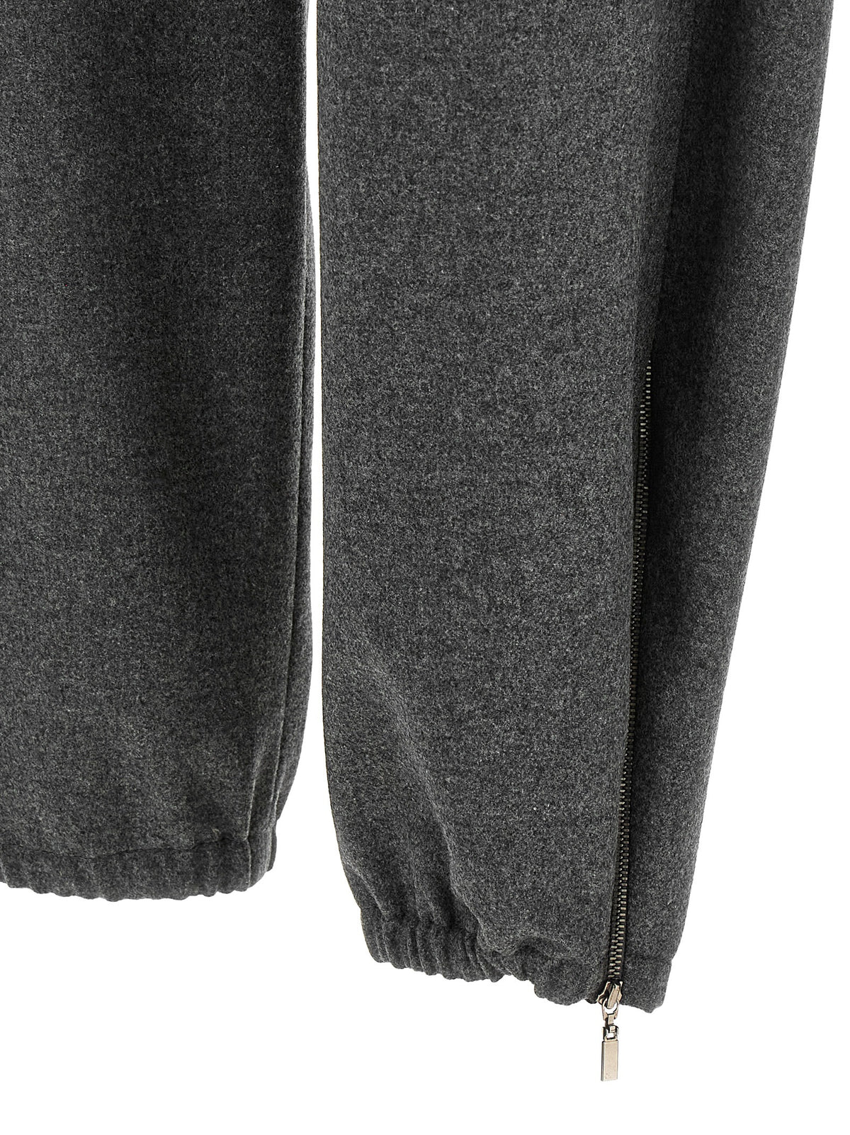 Brunello Cucinelli Graue Cargo-Hose aus reiner Schurwolle