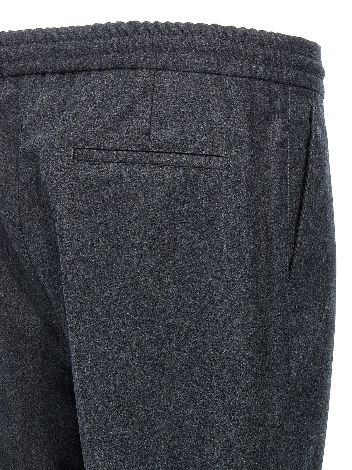 Brunello Cucinelli Graue Hose aus reiner Schurwolle