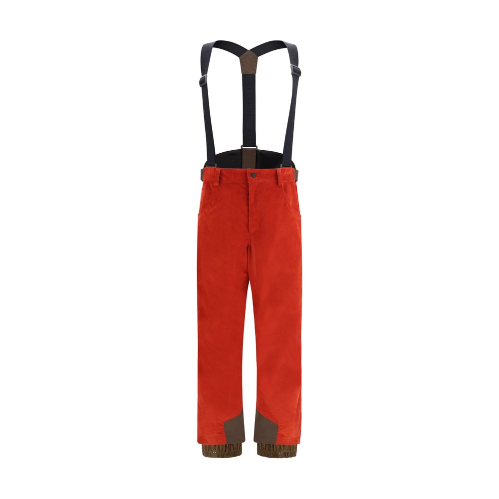 Moncler Grenoble Rotes Baumwoll-Sportswear-T-Shirt