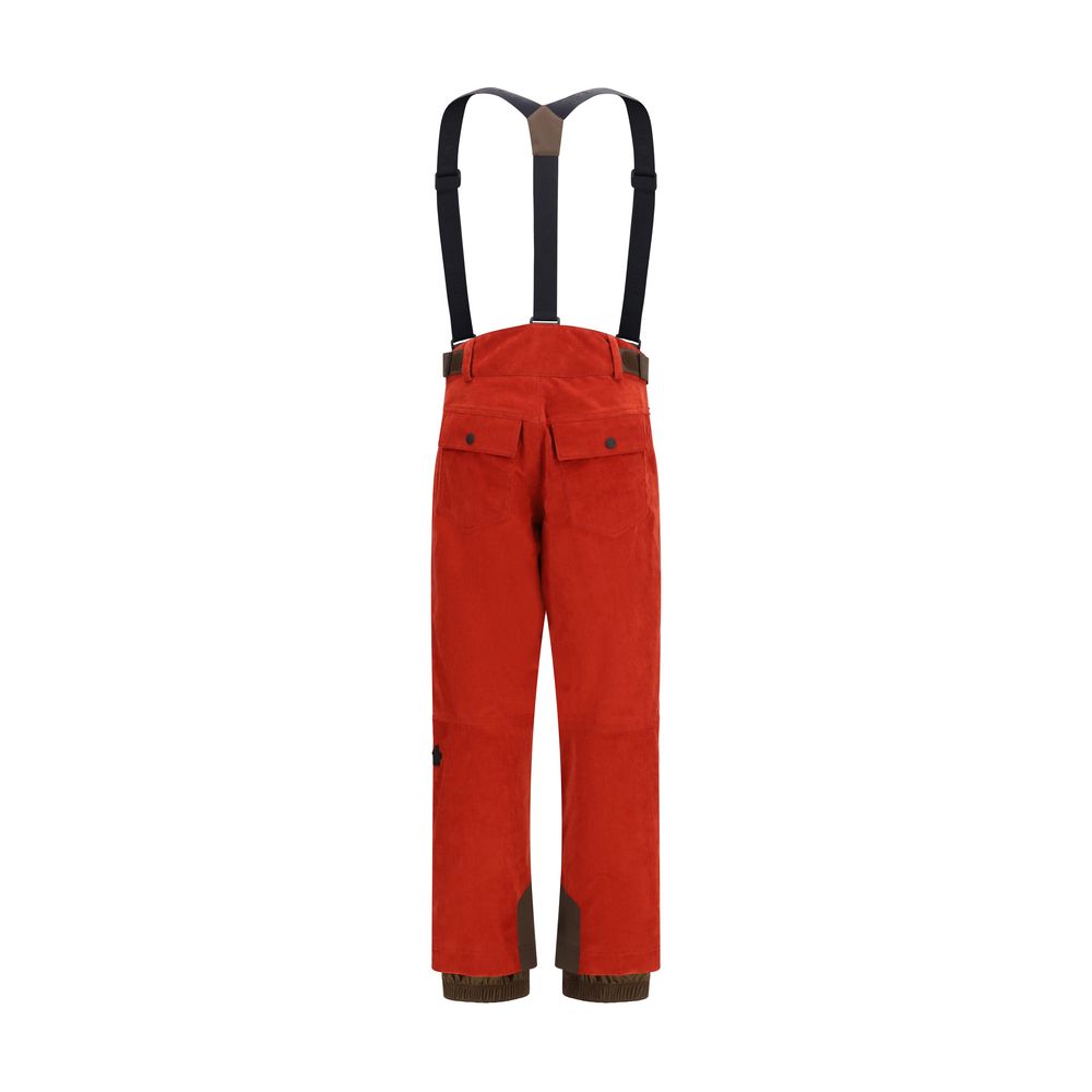 Moncler Grenoble Rotes Baumwoll-Sportswear-T-Shirt
