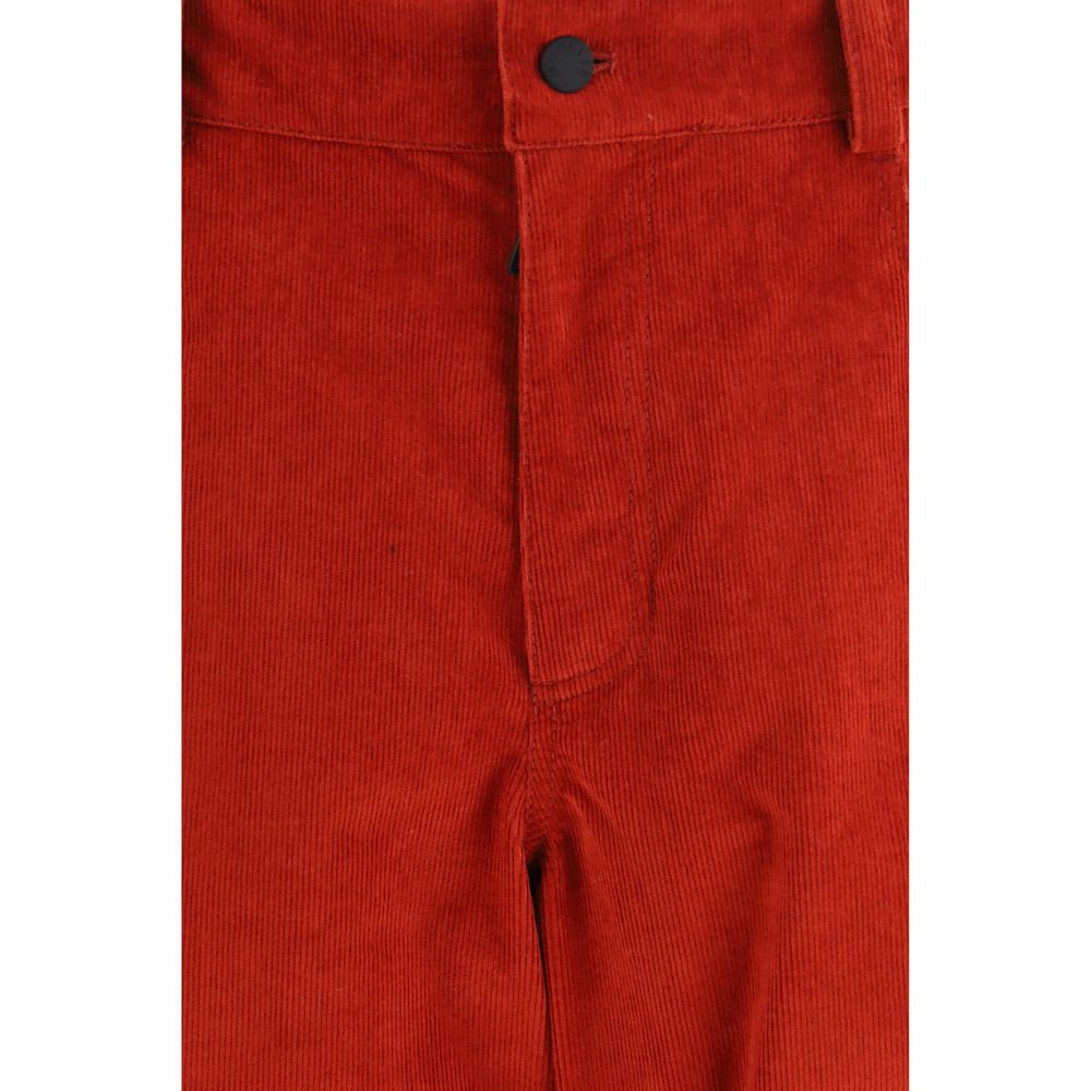 Moncler Grenoble Rotes Baumwoll-Sportswear-T-Shirt