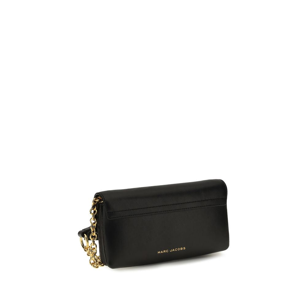Marc Jacobs Schwarze Bos Taurus Kalbsleder Schultertasche
