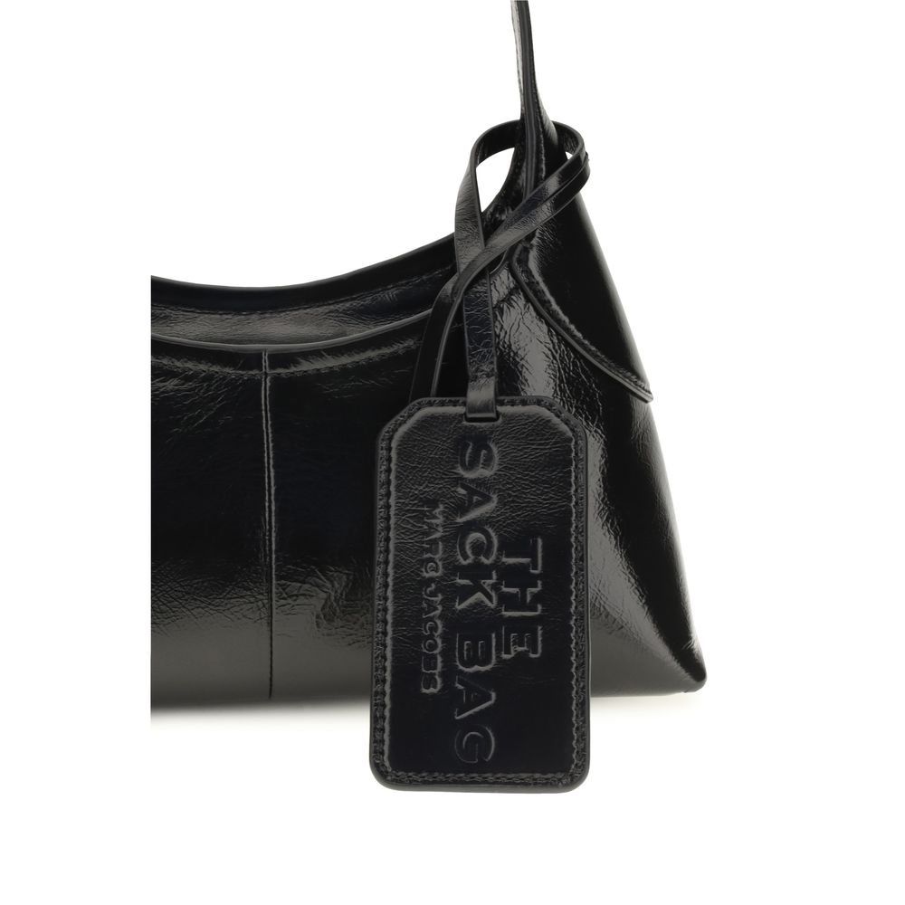 Marc Jacobs Schwarze Bos Taurus Kalbsleder Schultertasche