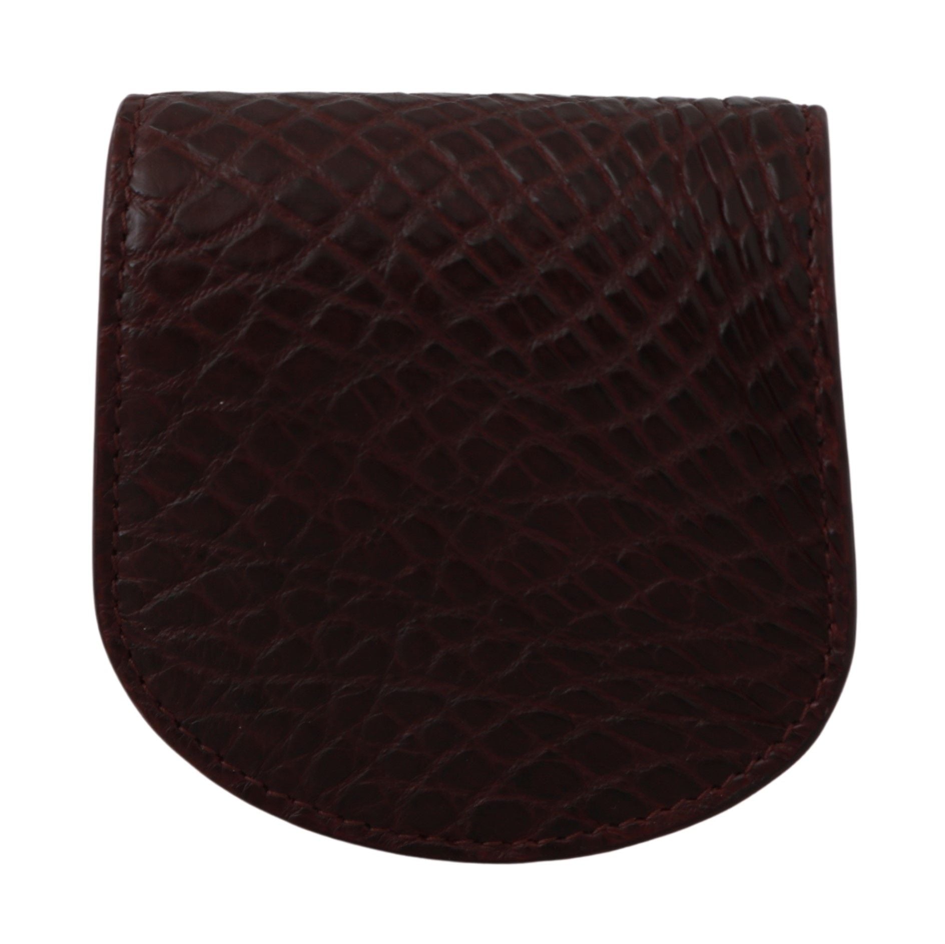Dolce & Gabbana Brauner Exotenhaut-Taschenkondom-Etui-Halter