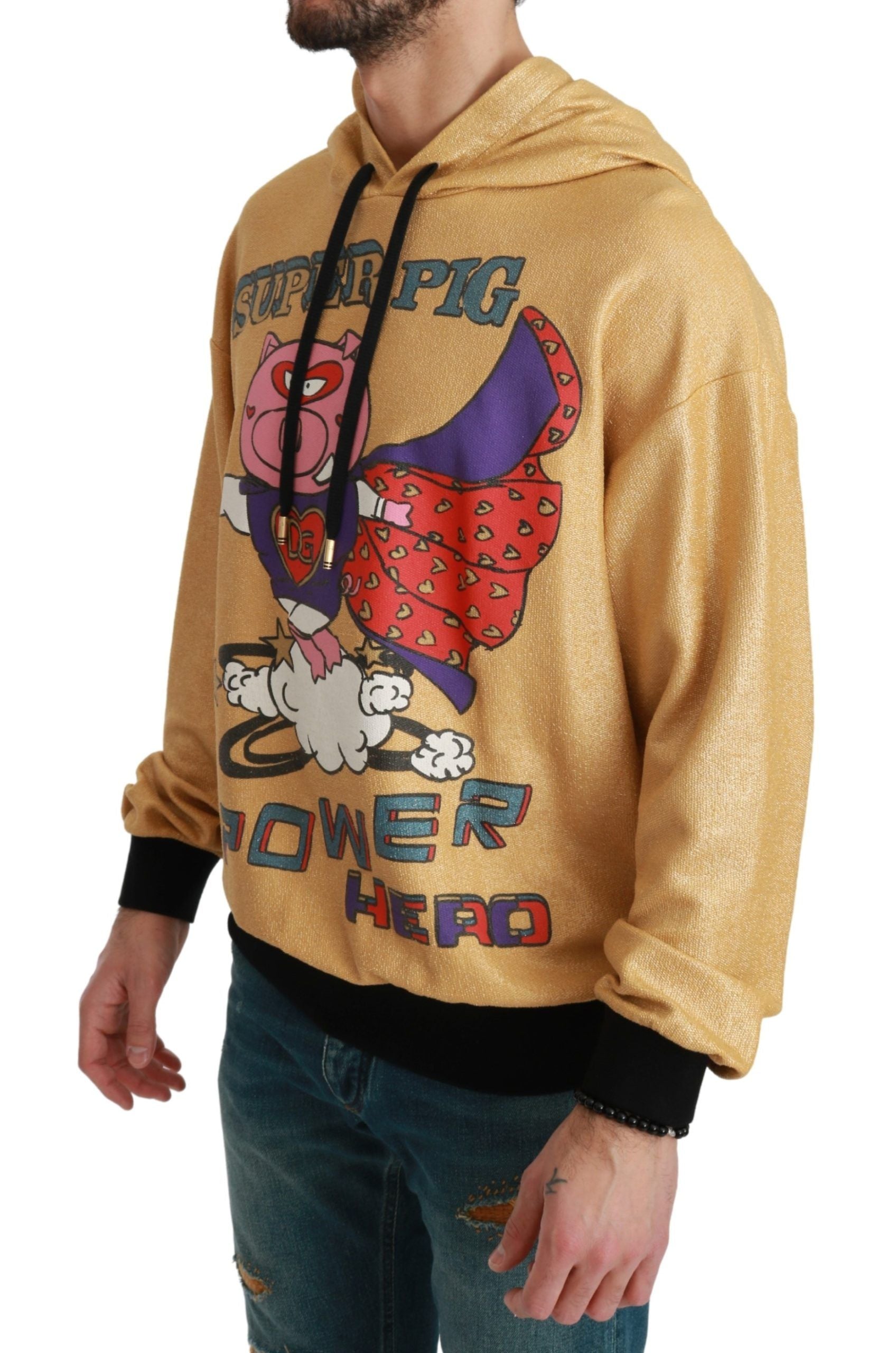 Dolce & Gabbana Goldschwein des Jahres Kapuzenpulli