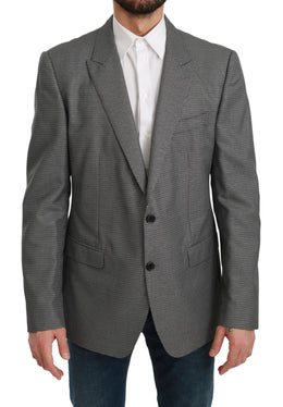 Dolce & Gabbana Grauer schmal geschnittener formeller MARTINI Blazer