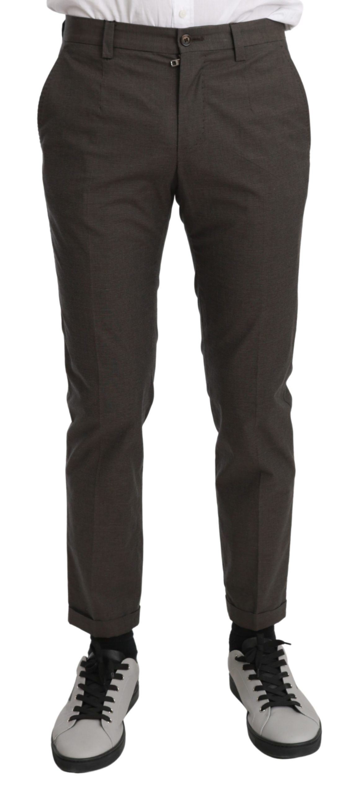 Dolce & Gabbana Braun Casual Herren Hose 100% Baumwolle Hose