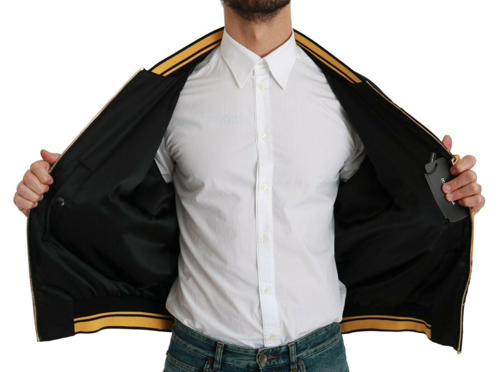 Dolce & Gabbana Schwarze YEAR OF THE PIG Bomberjacke